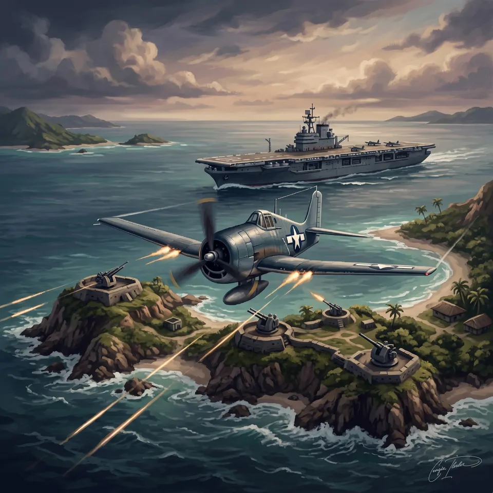 Painted cover art for Wings of Fury.