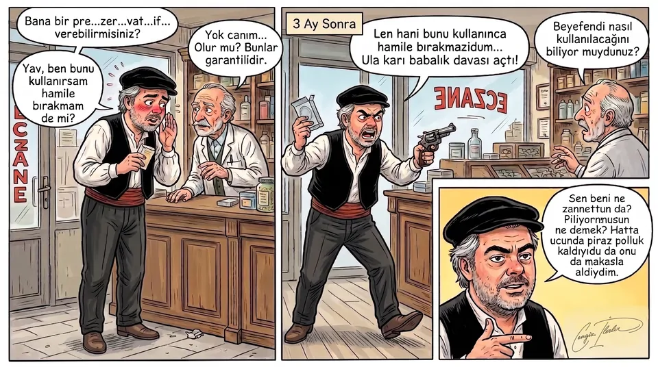 Piliyor Musun? comic strip