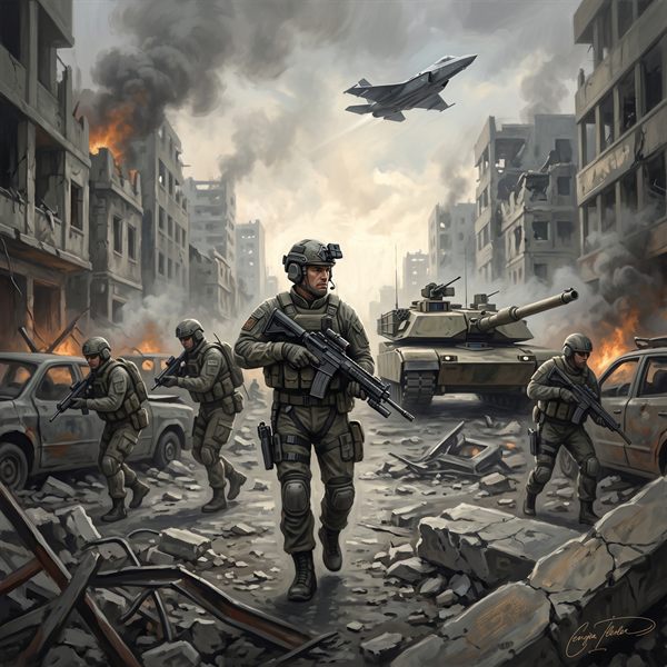 Painted cover art for Battlefield 6.