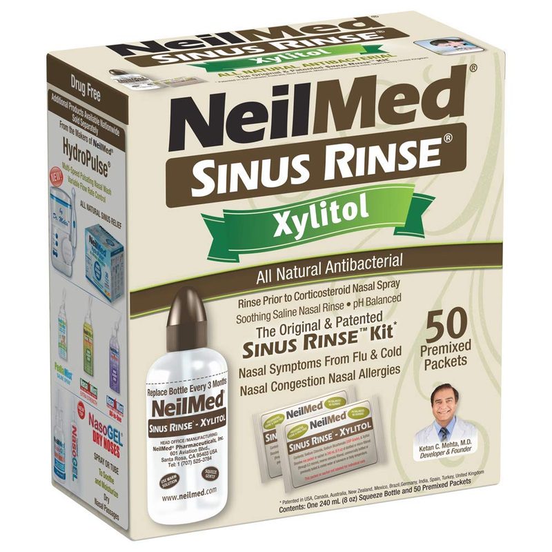 NeilMed Sinus Rinse Premixed Packets with Xylitol