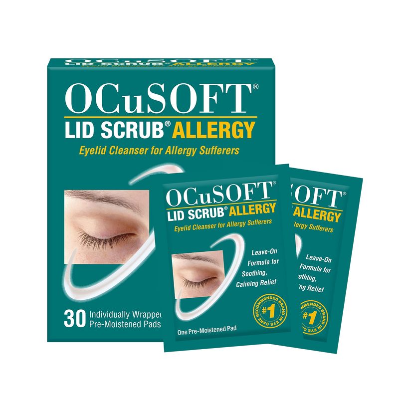 OCuSOFT Lid Scrub Allergy Eyelid Cleansing Pads