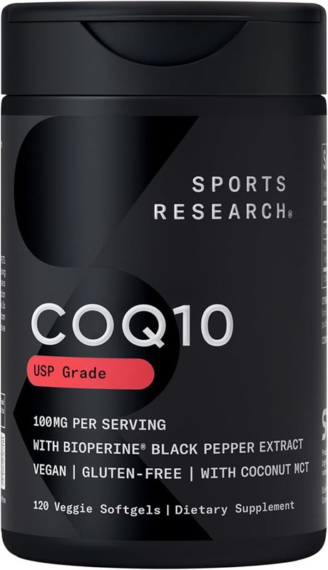 Sports Research CoQ10 100mg with BioPerine
