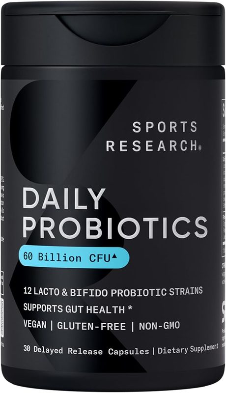 Sports Research Daily Probiotics 60 Billion CFU