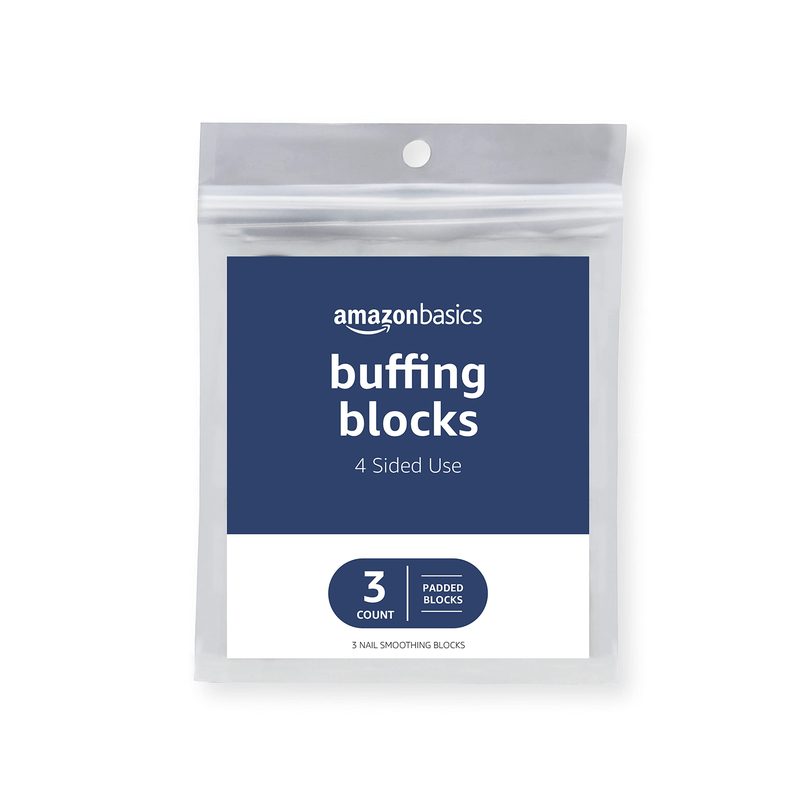 Amazon Basics 4-Way Shiny Nail Buffer Block