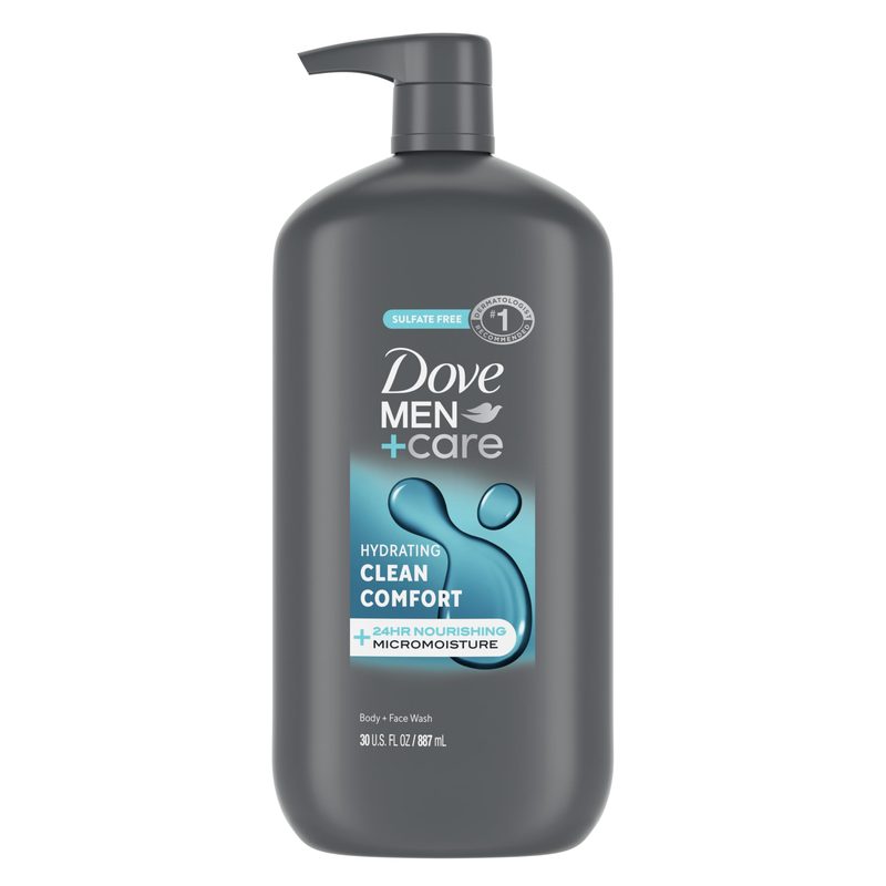 Dove Men+Care Clean Comfort Body and Face Wash