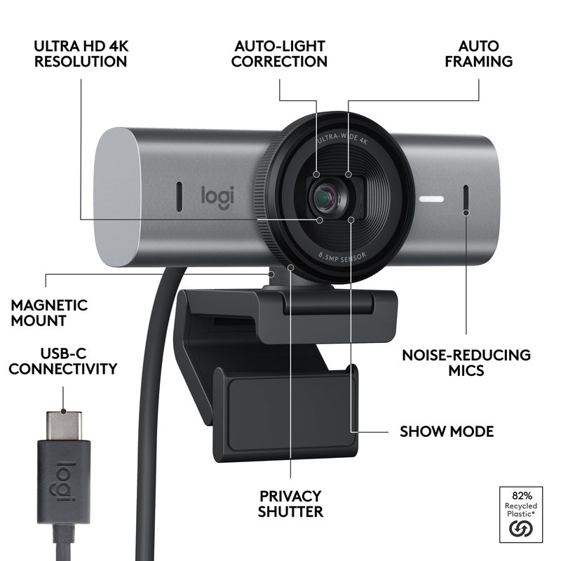 Logitech Brio 4K Pro Ultra HD Webcam